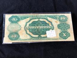 1891 $10 Hendrix Silver Note (x1)