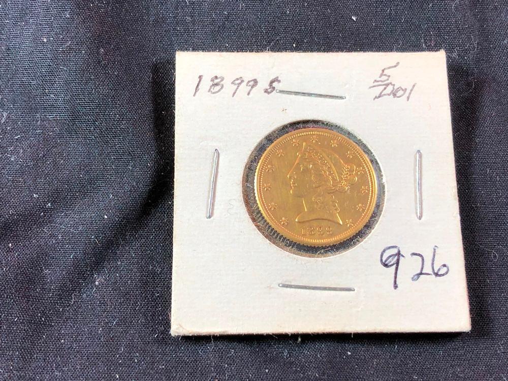 1899-S $5 Gold Liberty (x1)