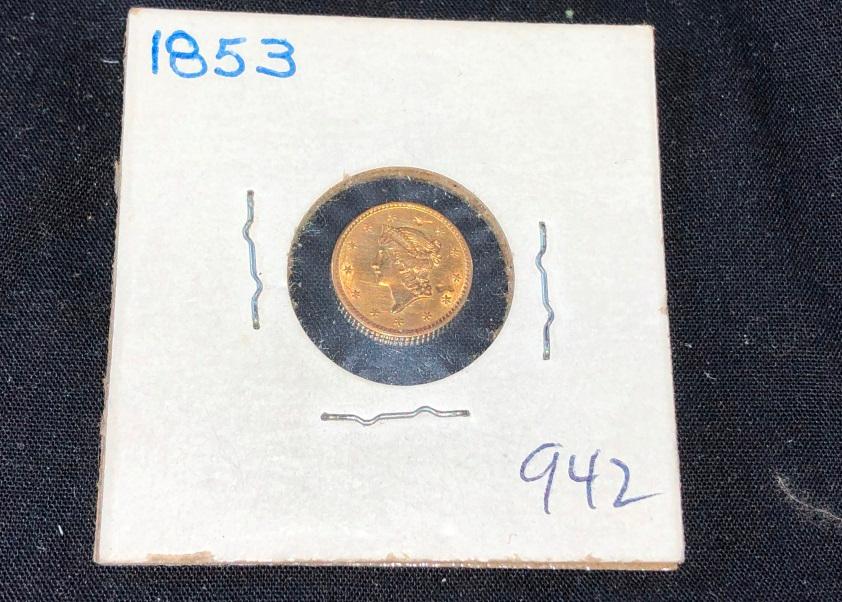 1853 Type 1 $1 Gold (x1)