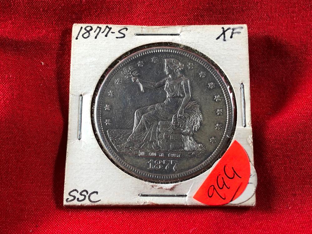 1877-S Seated Dollar, XF (x1)