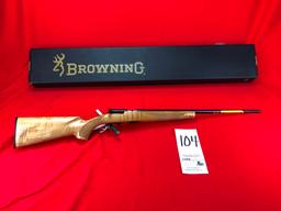 Browning T-Bolt, 17 HMR, SN:01847ZX253 Maple Stock, NIB