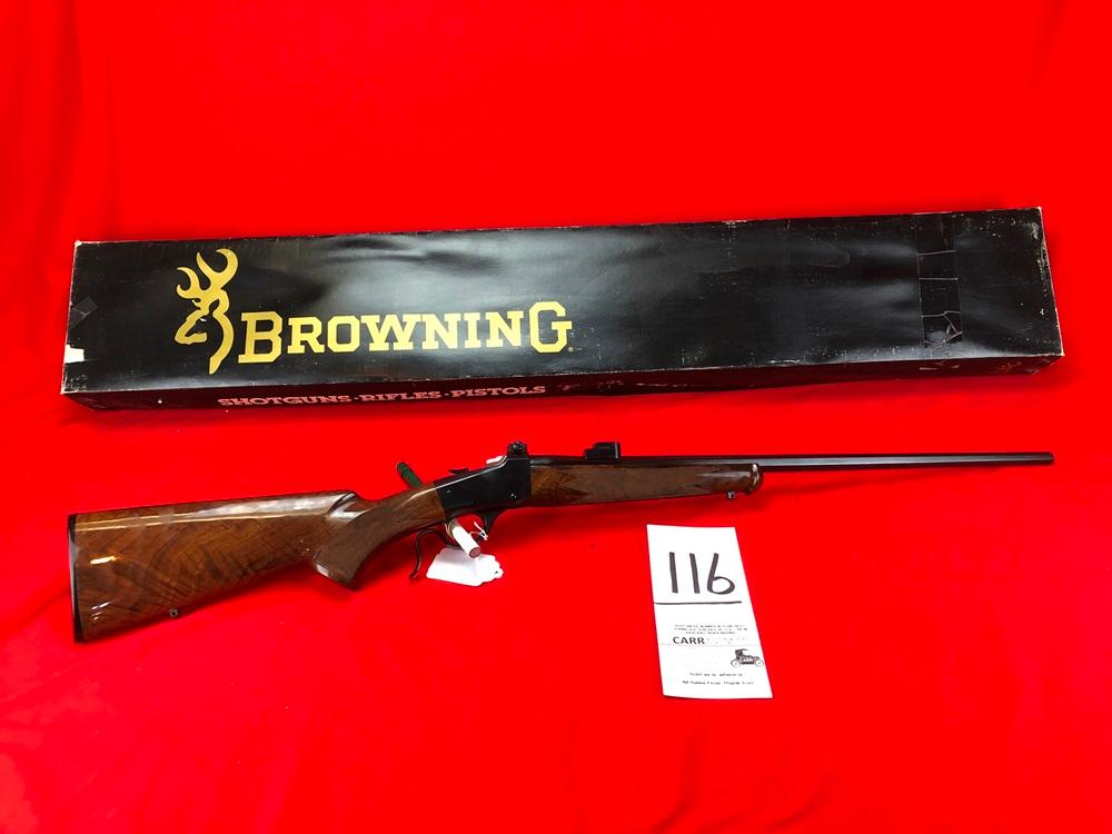 Browning 1885, 22 Hornet, SN:04012NV2L7, NIB