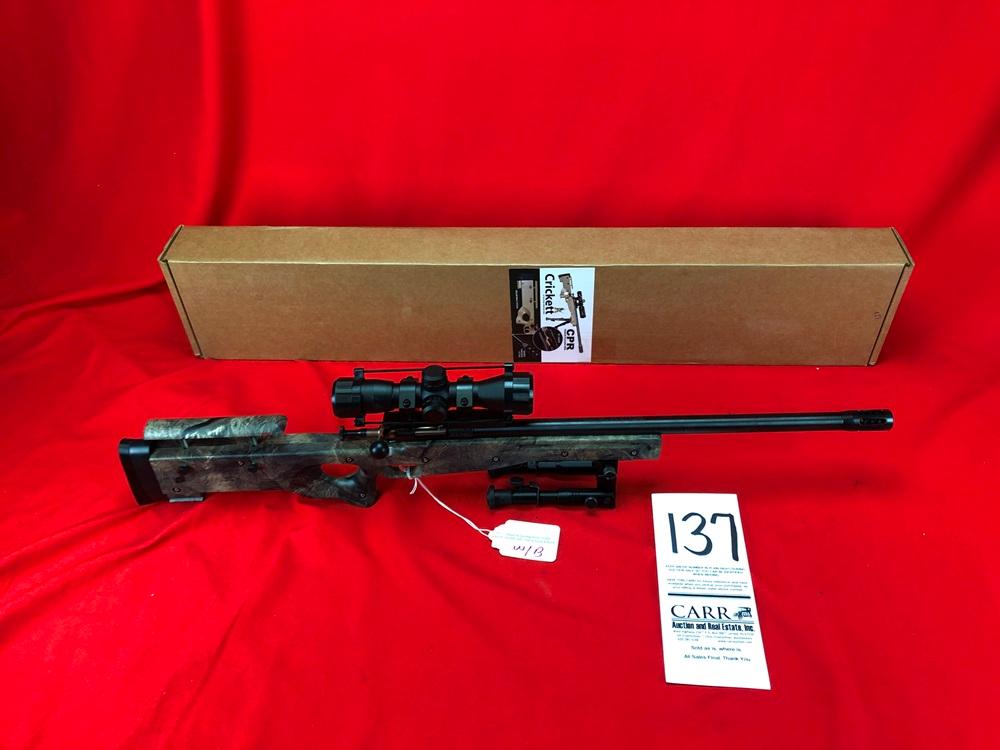 Keystone Sporting Arms Crickett, 22LR, SN:NRA-0067, NIB w/Scope & Bipod