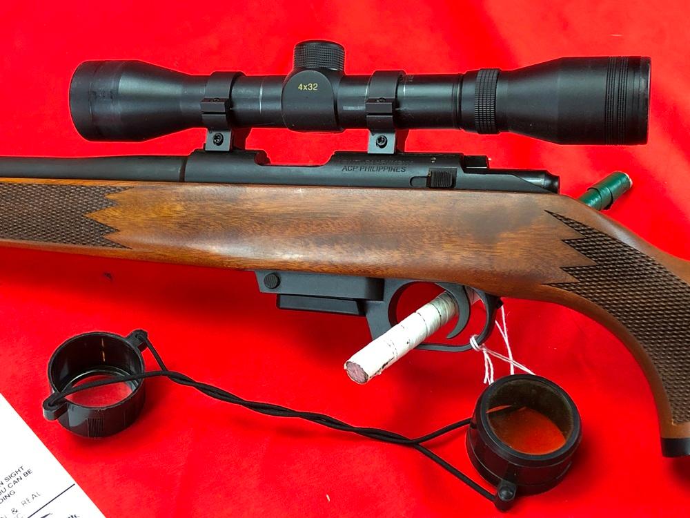 Rock Island Armory 22TCM, SN:TR002027 Unfired w/Scope