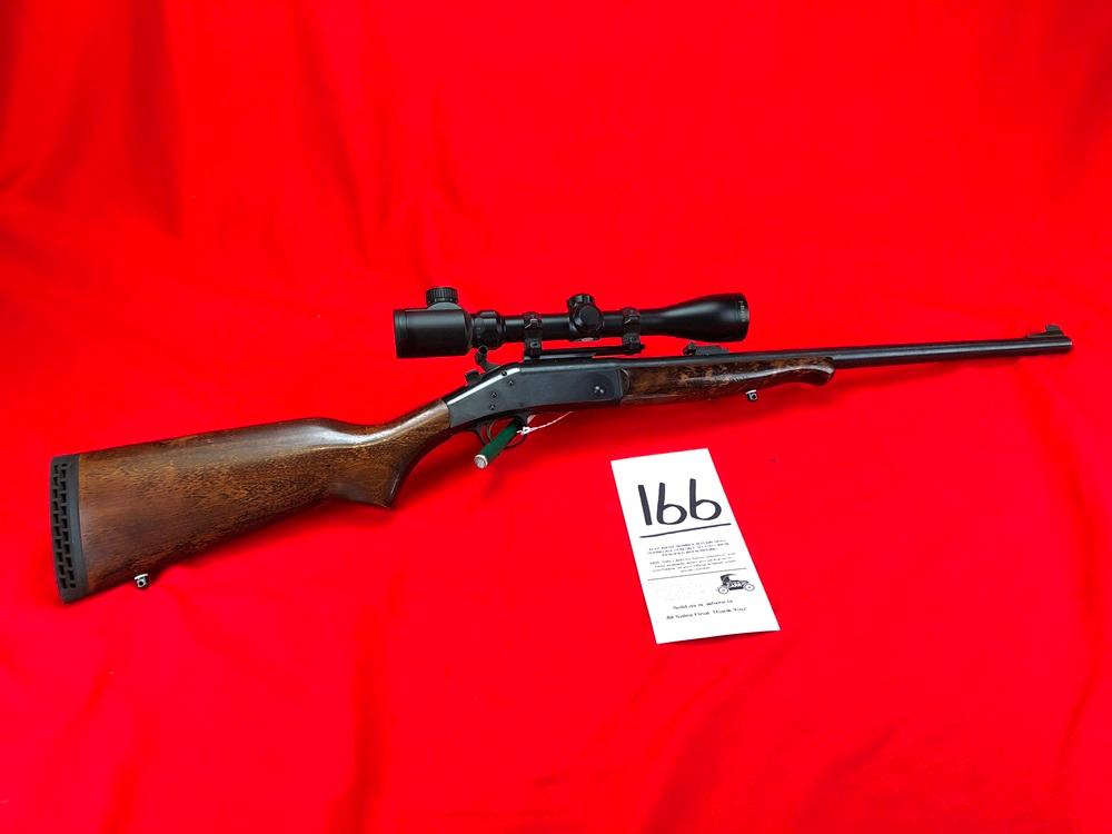 New England Firearms Handi-Rifle 582, 22 Hornet, Heavy Bbl. w/Tasco Scope, SN:NM305211