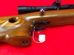 Custom BRNO Mauser Bench Rest Rifle, 22-250, Left Handed Stock, 24x BSA Target Scope