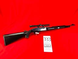 Remington Nylon M.66 Apache, Semi Auto .22 w/Scope, Black Stock, Chrome Bbl.