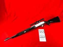 Remington Nylon M.66 Apache, Semi Auto .22 w/Scope, Black Stock, Chrome Bbl.