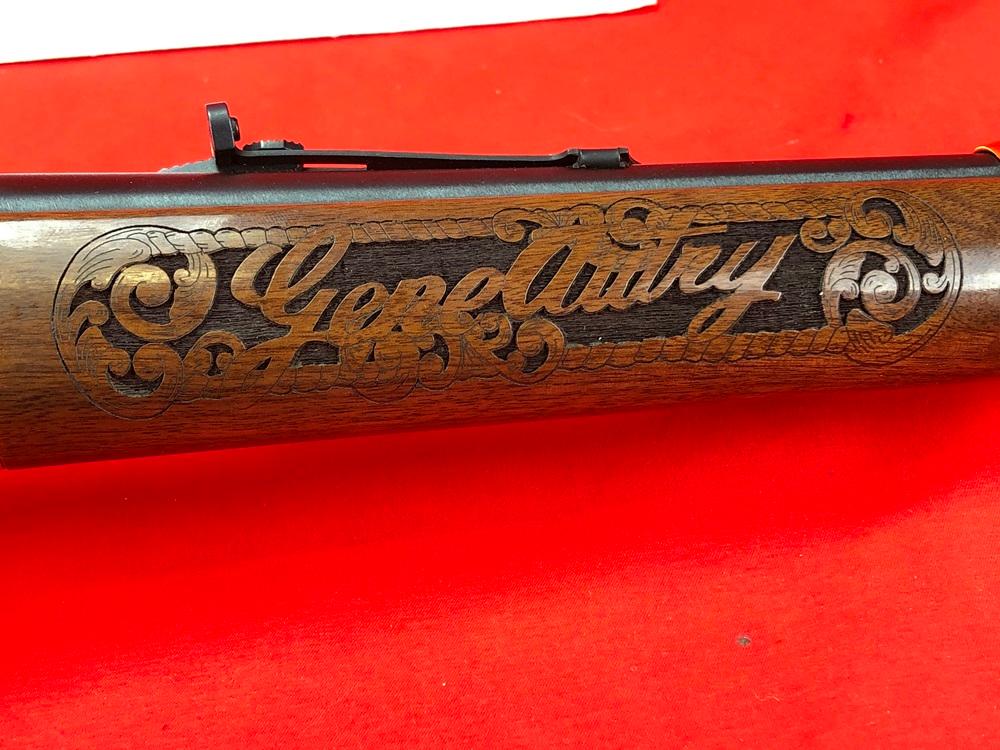 Winchester M.94AE, Lever Action, .30-30 "Gene Autry Tribute Singing Cowboy" w/Nice Display Case, SN: