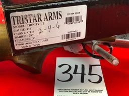 Tristar Trinity Lt, O/U .410-Shotgun w/Choke Tubes, SN:BL41000274, NIB