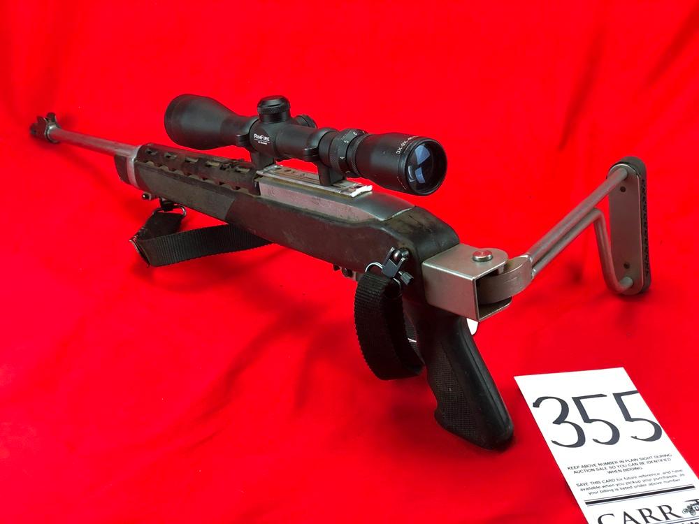 Ruger 10/22 Stainless 22LR w/Rimfire Burris Scope & Foldable Stock, SN:234-76827