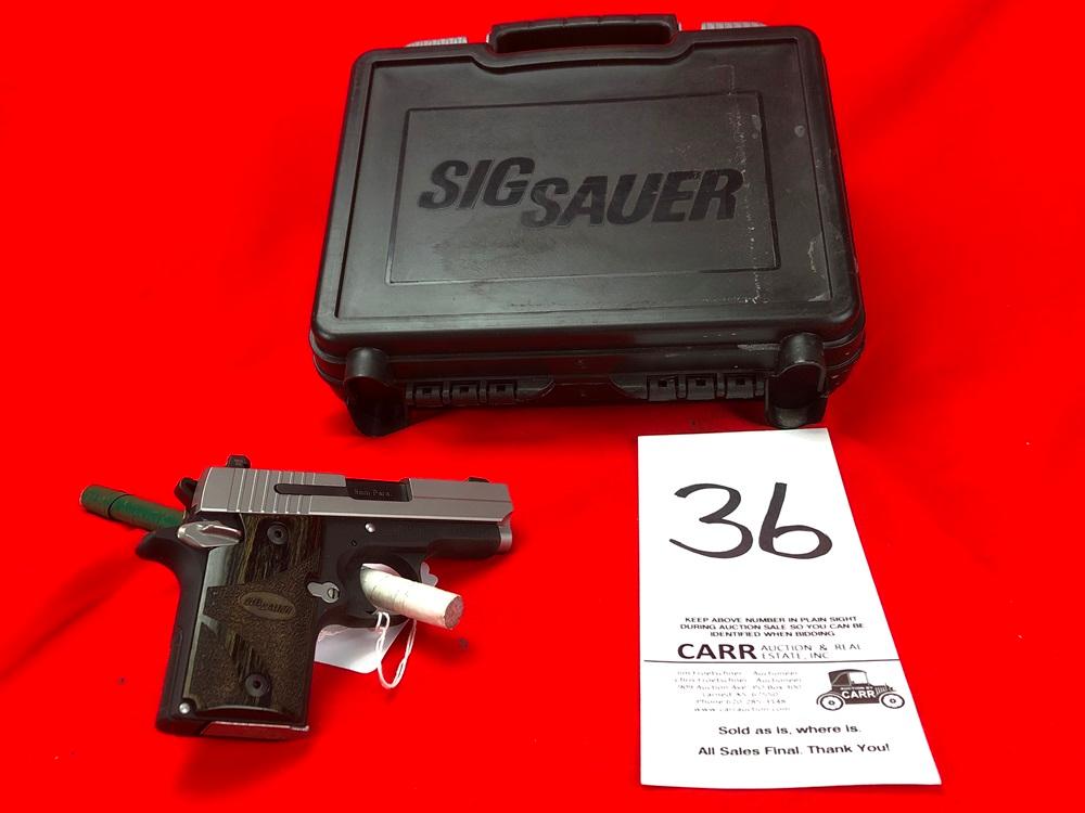 Sig Sauer P938 BG-AMBI, 9MM, SN:52B315647, NIB **HANDGUN**