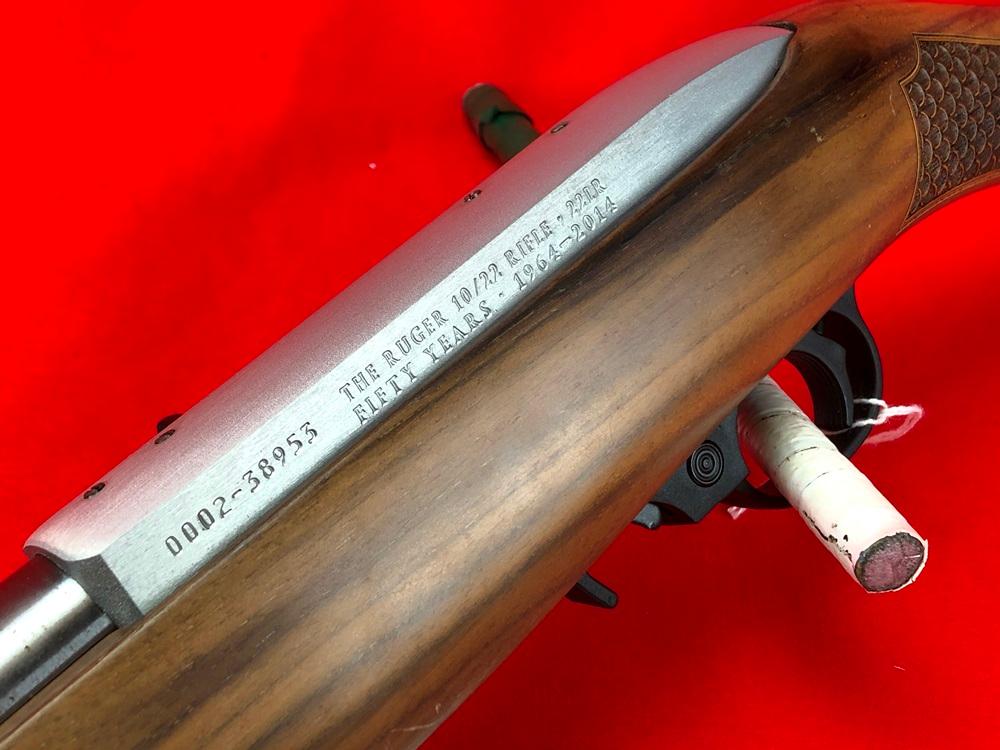 Ruger 10/22 50-Yr. Anniv., 22 LR, SN:000238953, NIB