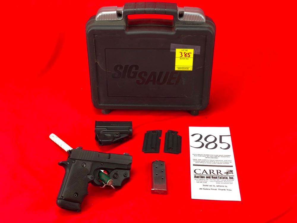 Sig Sauer P238, .380-Auto, SN:27A133891 w/Laser & Extra Mag in Case **HANDGUN**