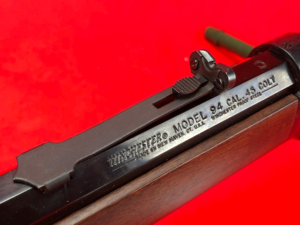 Winchester M.94, .45-Colt, 20" Oct. Bbl., Half-Moon Butt Stock, SN:6542238 NIB