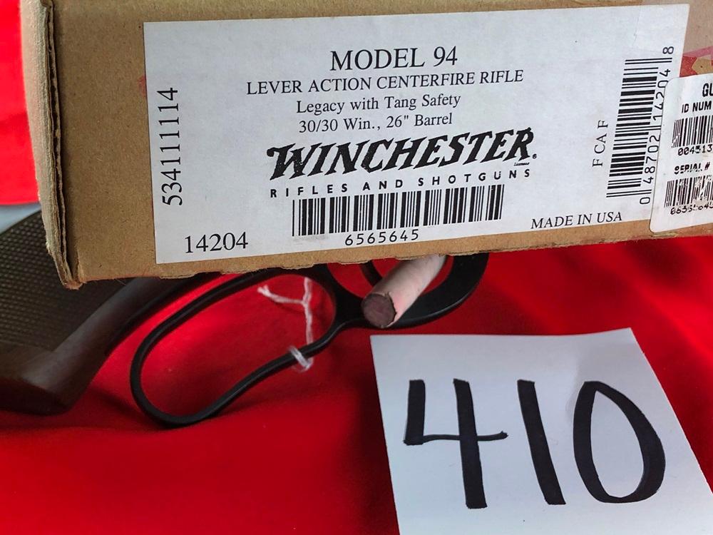 Winchester M.94, 30-30 Cal., 26" Rd. Bbl., Half-Moon Butt Stock, SN:6565645