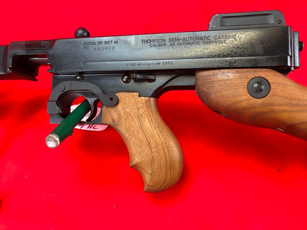 Thompson Center "Tommy Gun" M.1927 AI, .45-Cal. w/50-Rd. Drum, SN:KN2928, NIB