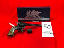 Heritage Rough Rider 6.5” Bbl., 22 Combo SN:J64410, NIB, 22LR & 22 Mag **HANDGUN**