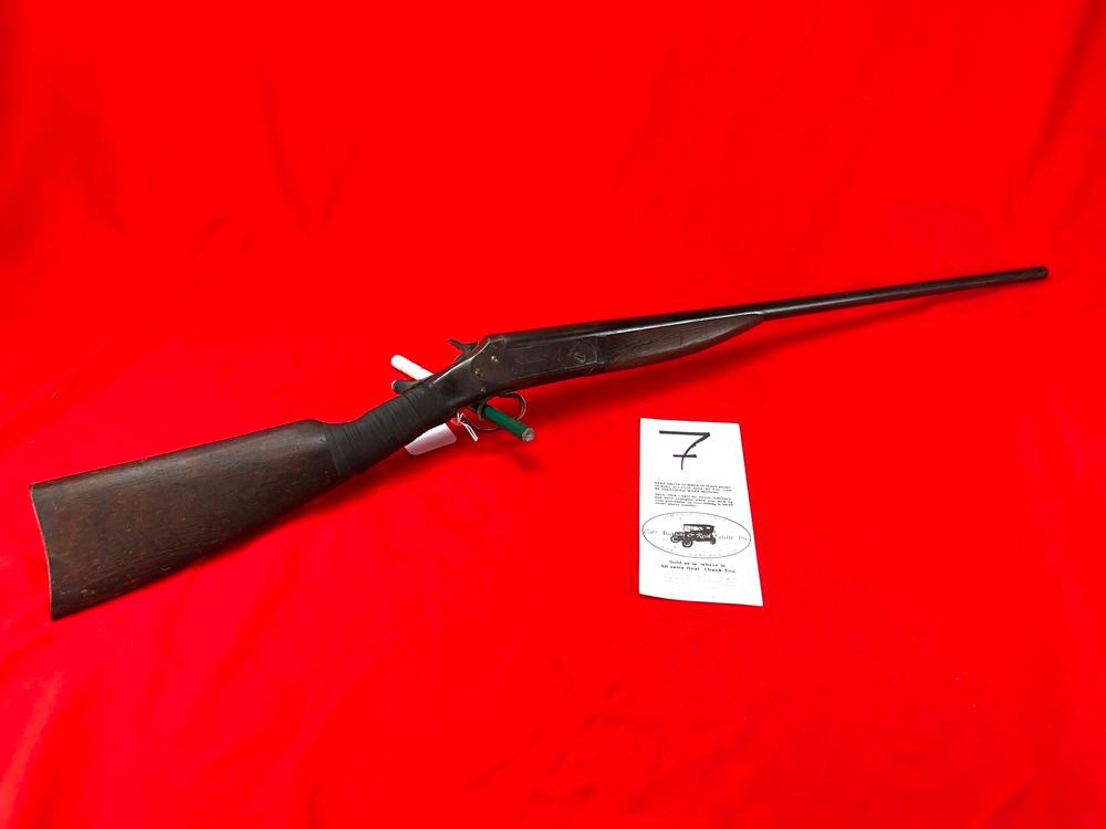 Stevens 94, .410/12MM-Ga., 26" Bbl., Pat. August 12, 1913, Broken Taped Stock, Broken Extractor