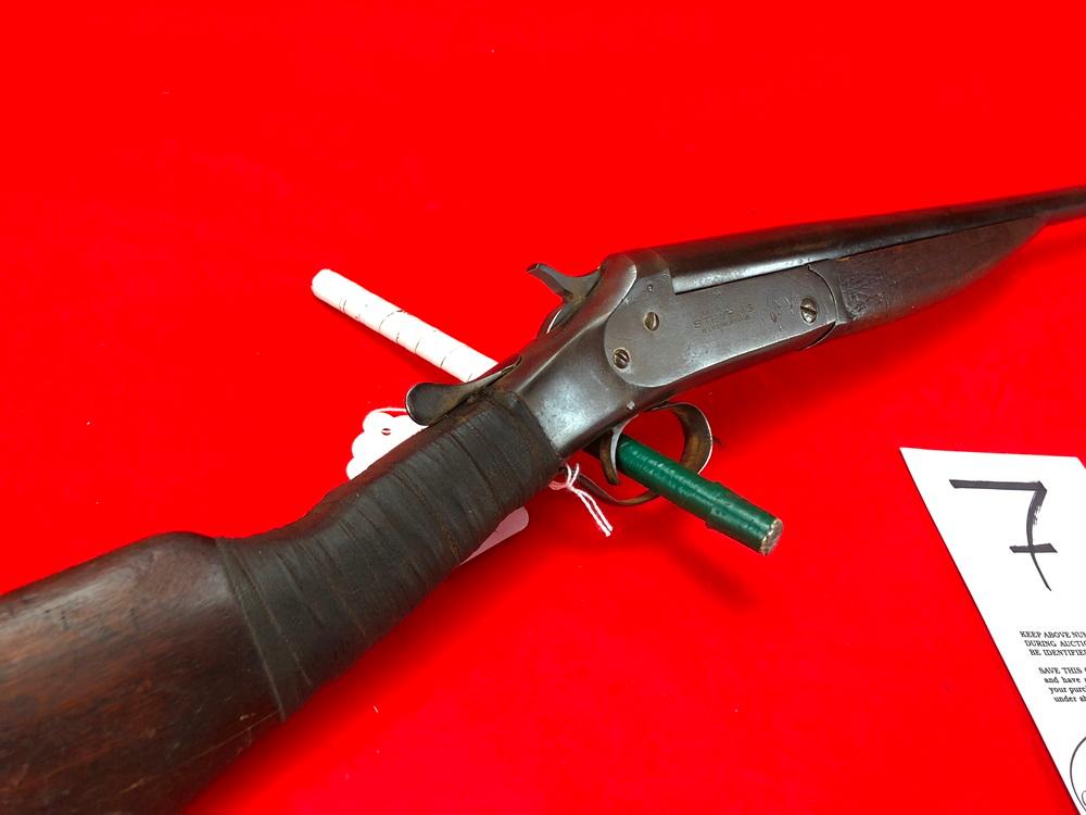 Stevens 94, .410/12MM-Ga., 26" Bbl., Pat. August 12, 1913, Broken Taped Stock, Broken Extractor