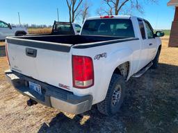 2008 GMC Sierra 2500 HD Pickup, 4WD Extended Cab, AC, 5th Wheel Hitch, 97,815 Mi.