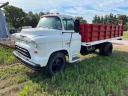 1955 Chevrolet with grain bed