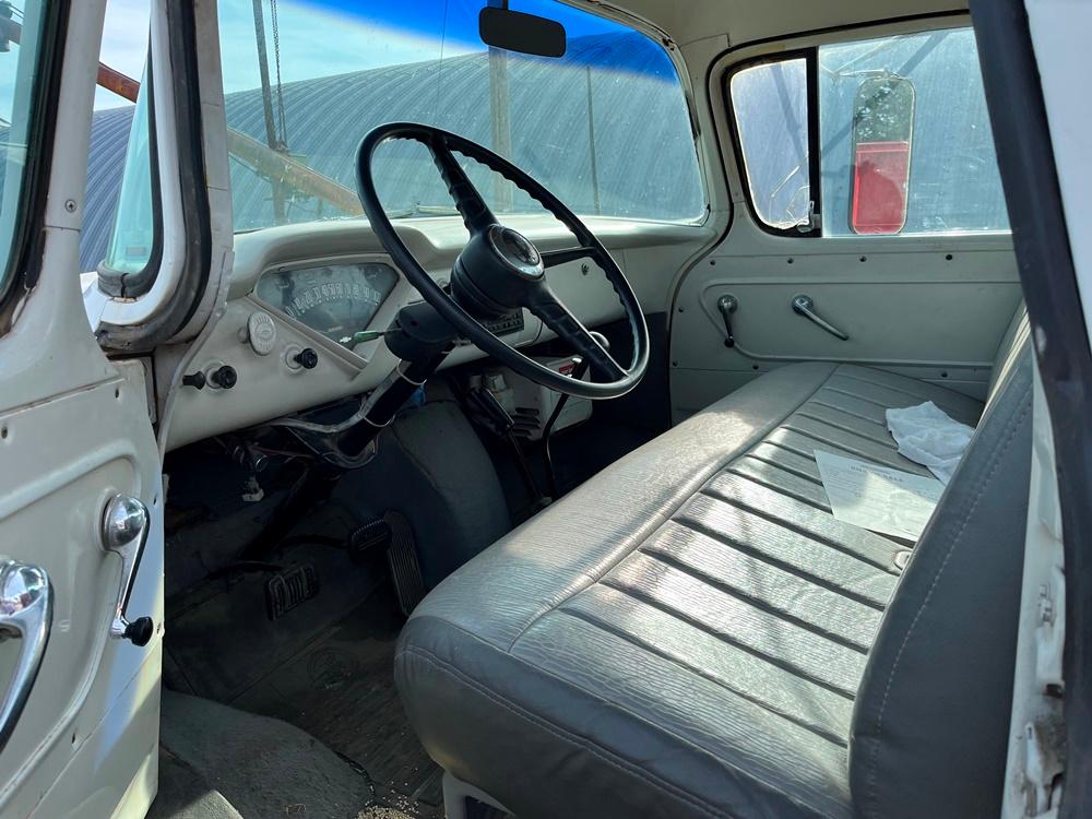 1955 Chevrolet with grain bed