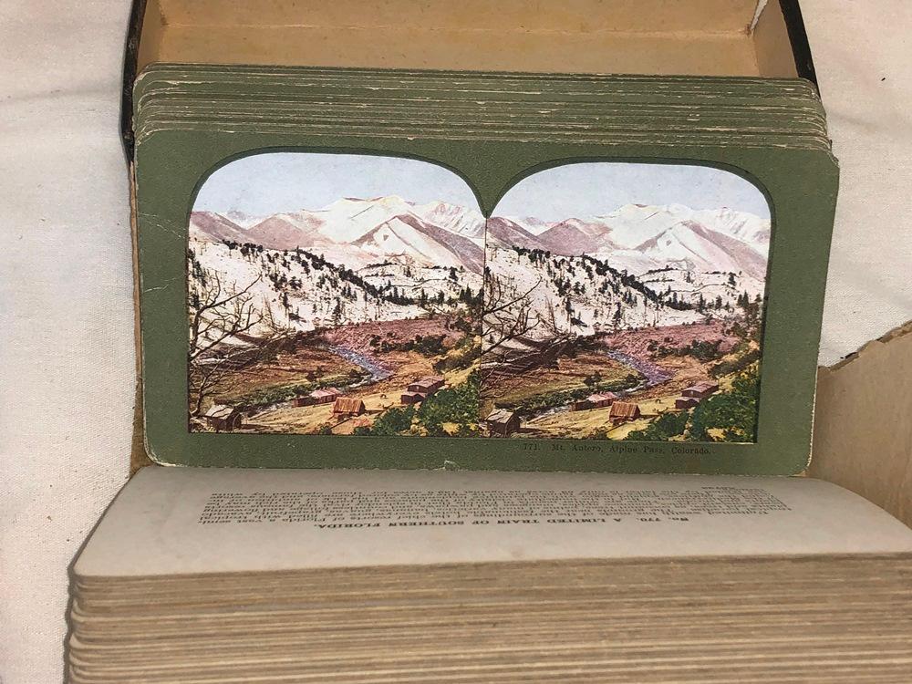 Monarch Stereoscope w/Picturesque American Cards