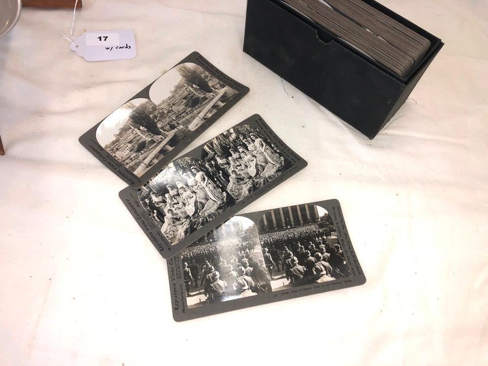 "Perfectscope" Stereoscope w/Box of Cards