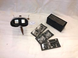 "Perfectscope" Stereoscope w/Box of Cards