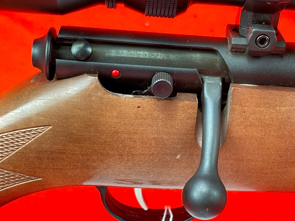 Savage 93R17, 17 HMR w/Tasco 3x9 Scope, SN:2794496