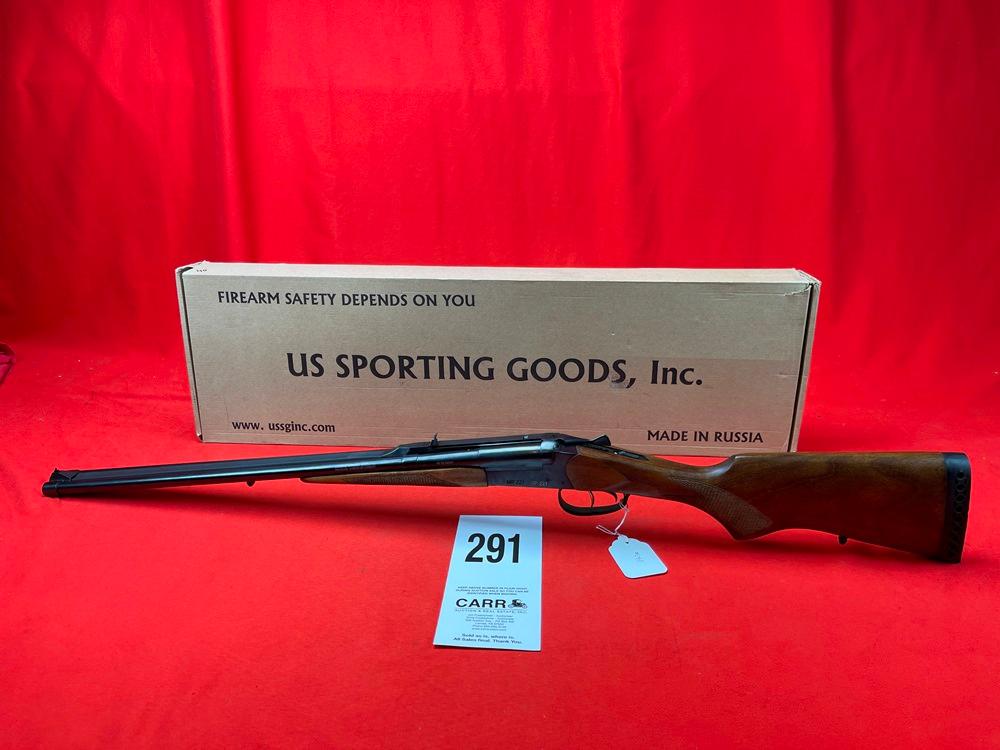 Baikal MP 221, 45/70 Gov't, Dbl. Rifle, Rare, LNIB, SN:1022109474