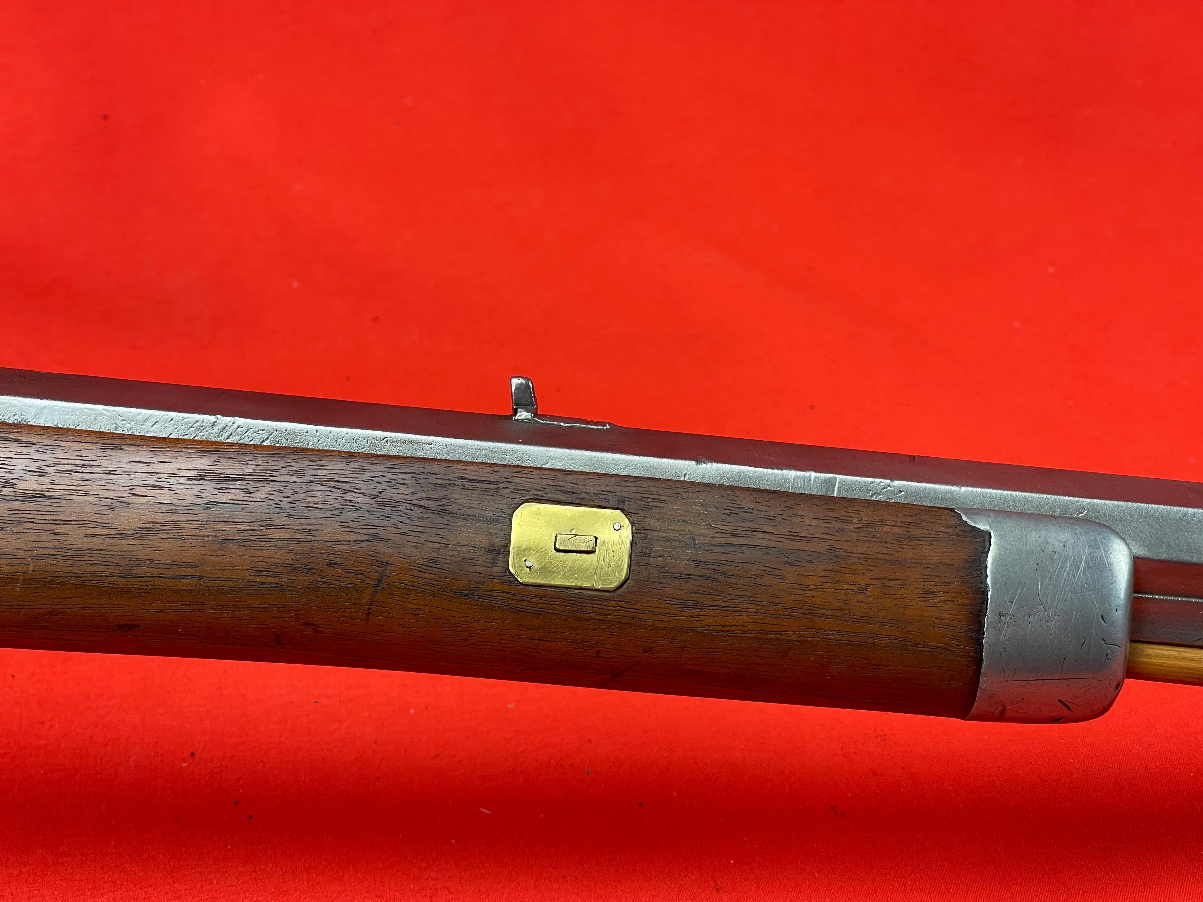 Remington Hawken Style .38 Black Powder, NVSN (EX)