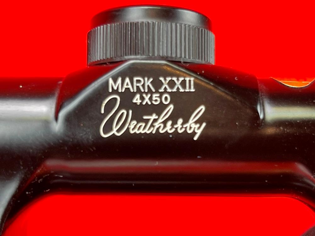 Weatherby Mark XXII, .22 LR, w/Weatherby XXII 4x50 Scope, SN:39447