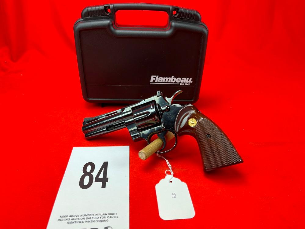 Colt Python, .357 Magnum, 4" Bbl., Vent Rib, Excellent Cond., SN:92942E (HG)