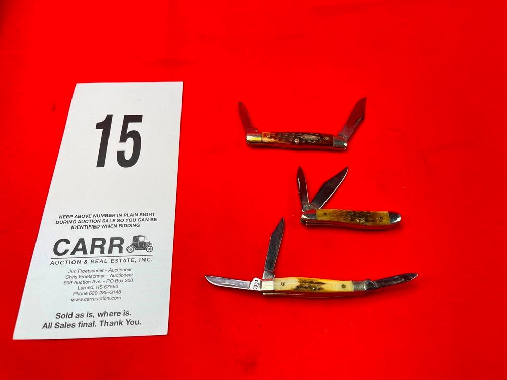 (3) Case XX Pen Knives