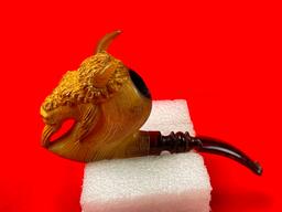 Hand Carved Meerschaum Pipe