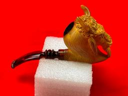 Hand Carved Meerschaum Pipe