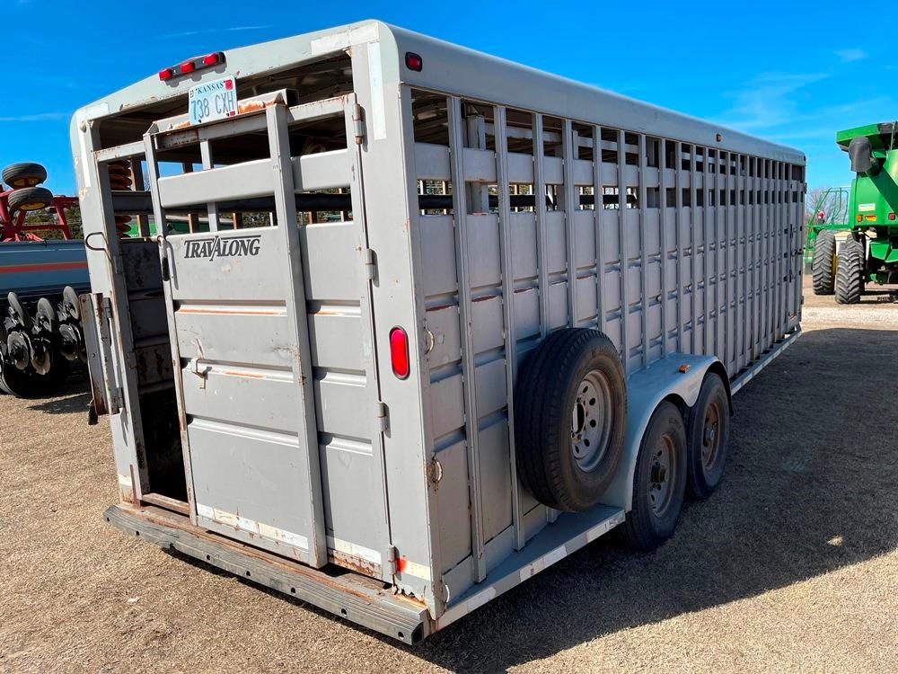 2001 24' Gooseneck TravAlong Stock Trailer by Liberty Inc.