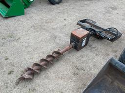 Lowe 165OE Hyd. Posthole Auger for Skid Steer