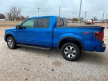 2011 Ford F150 Pickup, Crew Cab, 4x4, 5.0L, V8, 152,868 Mi., Blue