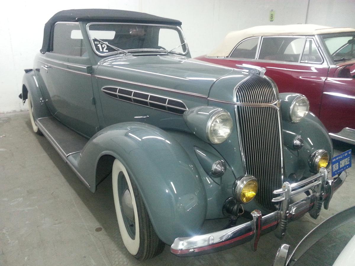 1936 Chrysler Airstream C7 Series Convertible Coupe