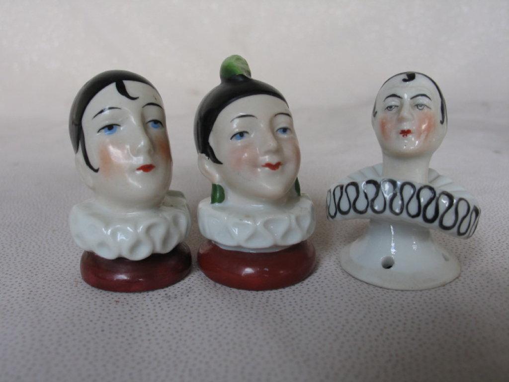 Six 1920s Half Dolls