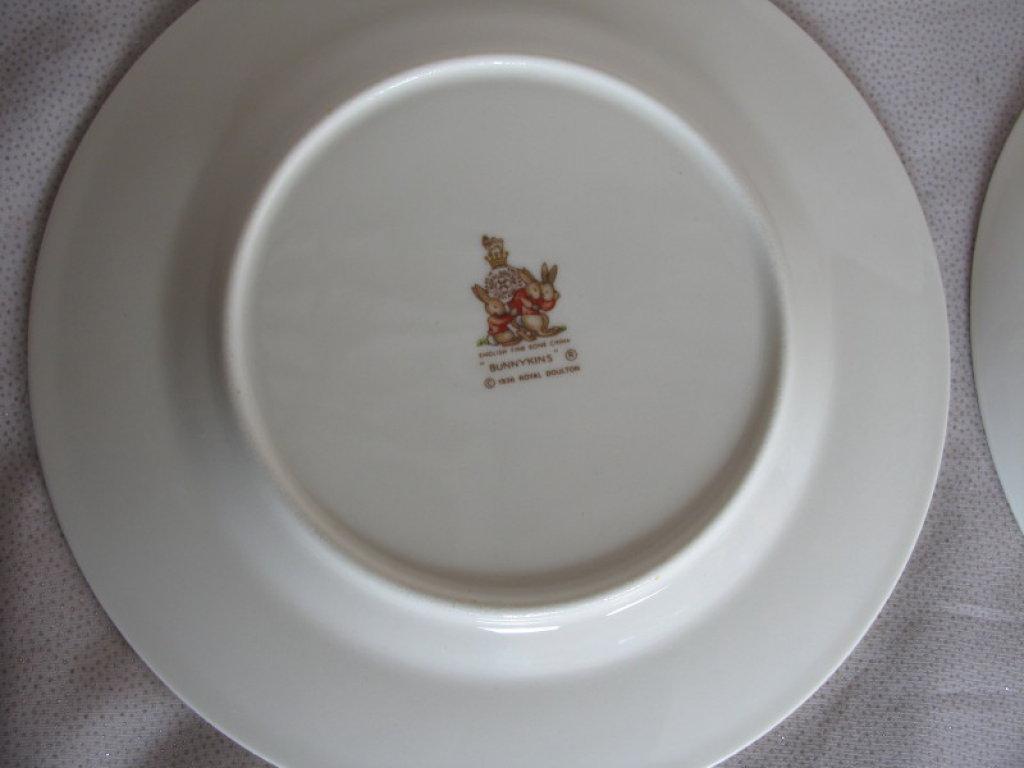 Excellent antique Plamer Cox "Brownie's" 18cm plate ALSO Royal Doulton "Bun