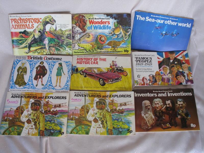 Mixed vintage UK Tea cards etc:- 28 x 1960s Brooke Bond tea card booklets (