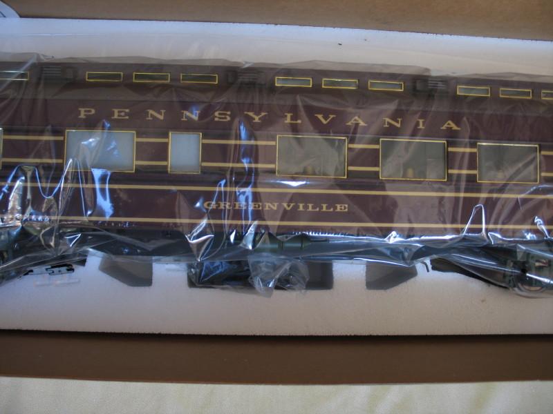 Six boxed craft train US Aristo Heavyweight "Pennsylvania" Passenger Cars,