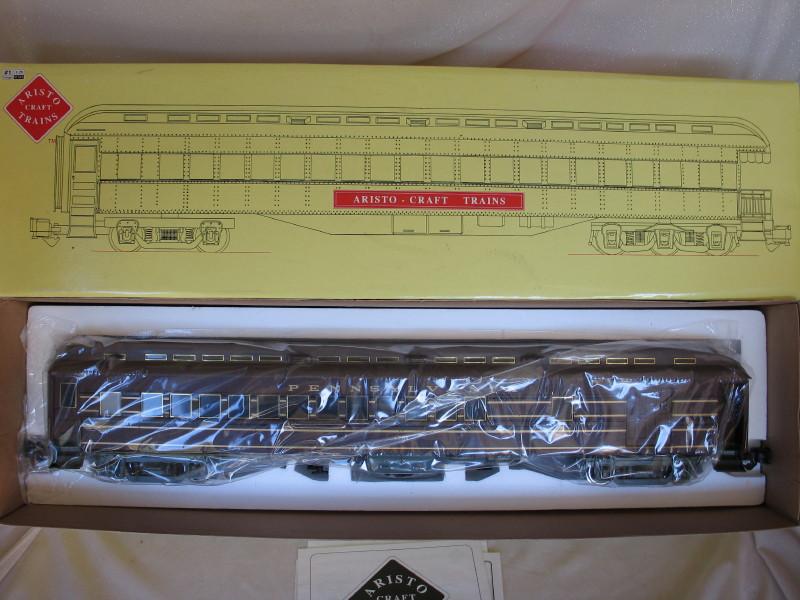 Six boxed craft train US Aristo Heavyweight "Pennsylvania" Passenger Cars,