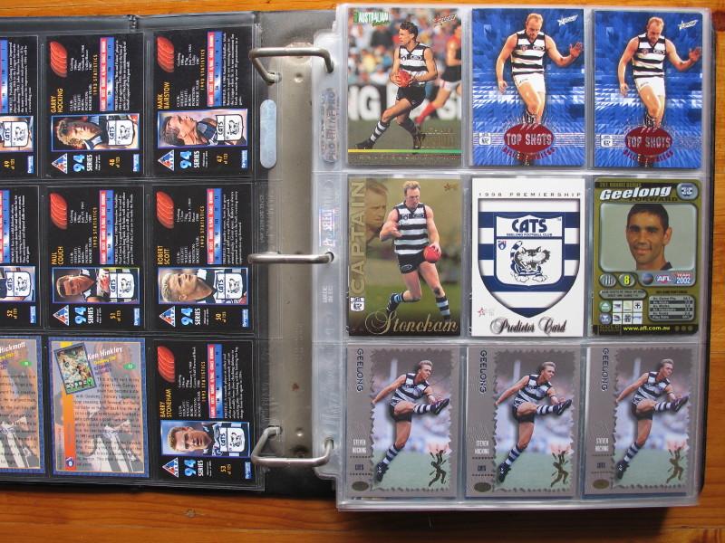 Mint AFL Football Collector's Card Album with 48 pages full of 420+ mostly