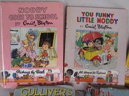 Seven vintage Kids Books. Three Noddy / You Funny Little Noddy 1955 / Goes