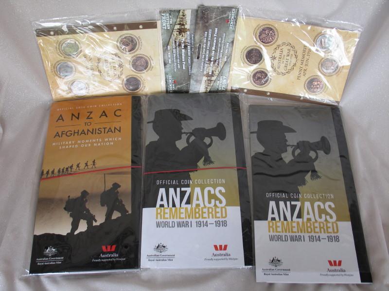 Australia in Great War "Penny Memories" 1914 & 1915 original binders with p
